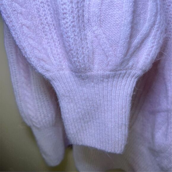 1. State Midnight Garden Women's Cable Knit Crewneck Pullover Sweater Size Small - Picture 5 of 6